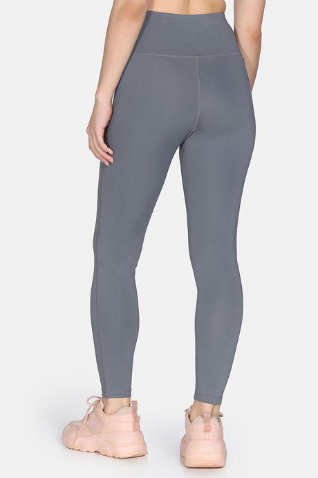 Zelocity Quick Dry Gym Leggings - Steel Grey — image 4